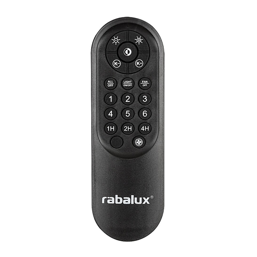 Rabalux - LED Ściemnialny plafon z wentylatorem LED/35W/230V 3000-6000K + pilot