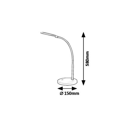 Rabalux 5429 - LED Dotykowa ściemnialna lampa stołowa TIMOTHY LED/7,5W/230V