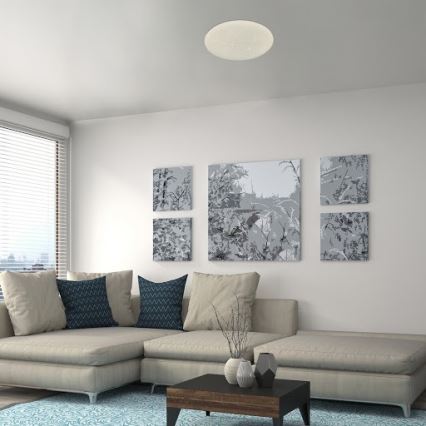 Rabalux - Ściemnialna lampa sufitowa LED/24W/230V Wi-Fi 3000-6500K + pilot zdalnego sterowania, śr. 39 cm