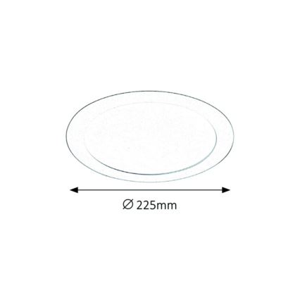 Rabalux - LED Oprawa wpuszczana LED/18W/230V