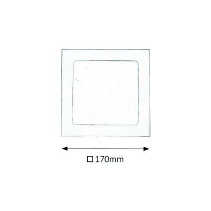 Rabalux - LED Łazienkowa oprawa wpuszczana LED/12W/230V IP44 4000K