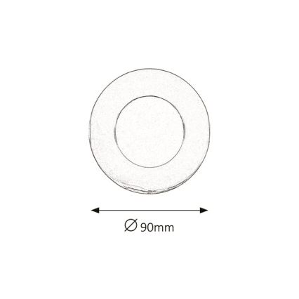 Rabalux - LED Łazienkowa oprawa wpuszczana LED/3W/230V IP44 3000K
