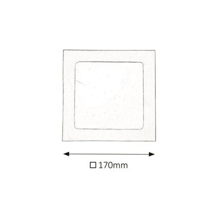 Rabalux - LED Łazienkowa oprawa wpuszczana LED/12W/230V IP44 3000K