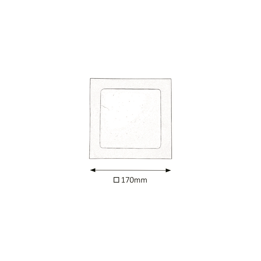 Rabalux - LED Łazienkowa oprawa wpuszczana LED/12W/230V IP44 3000K
