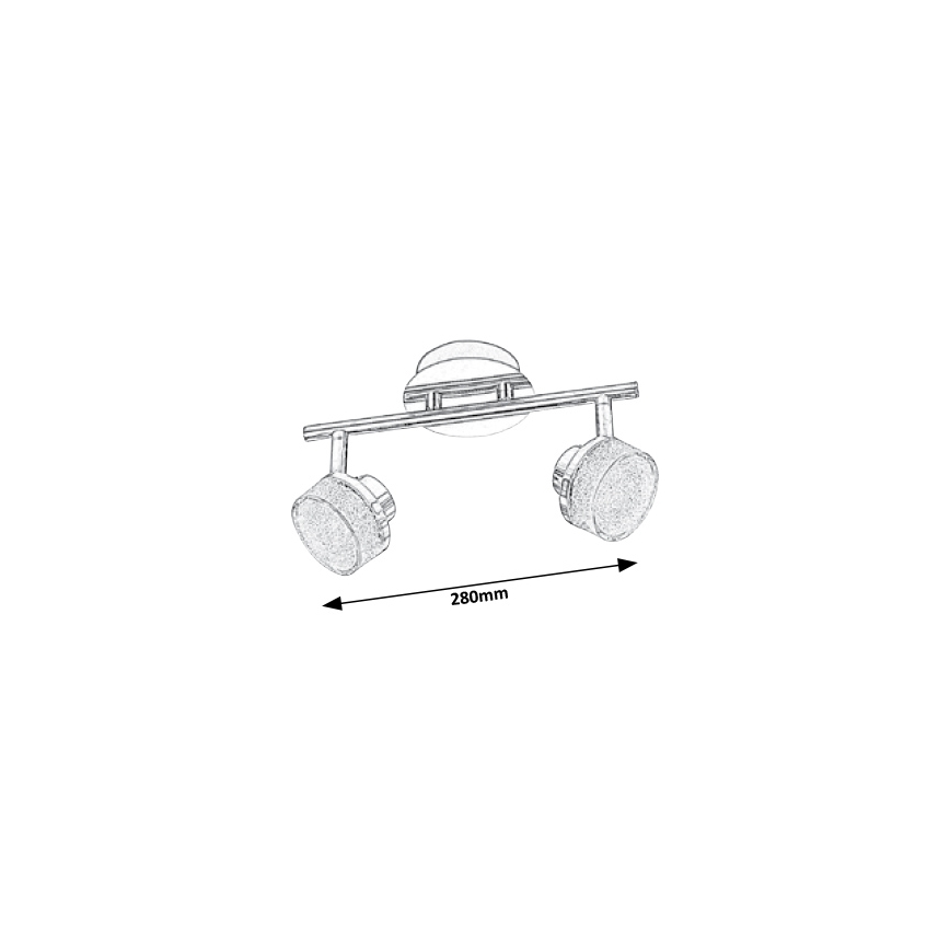 Rabalux - LED Lampa sufitowa punktowa 2xLED/5W/230V