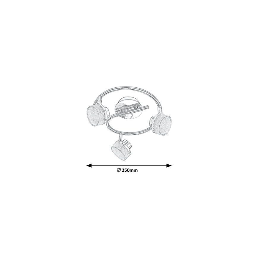 Rabalux - LED Lampa sufitowa punktowa 3xLED/5W/230V