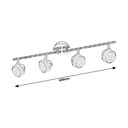 Rabalux - LED Lampa sufitowa punktowa 4xLED/5W/230V