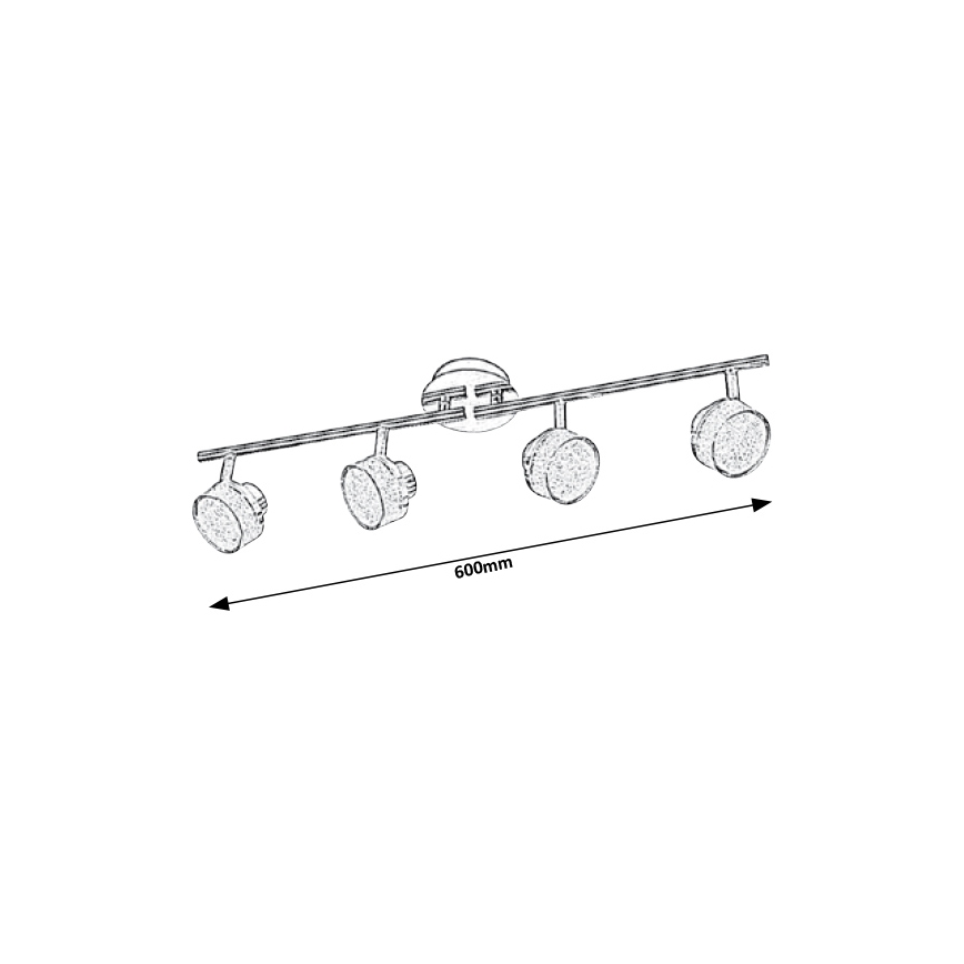 Rabalux - LED Lampa sufitowa punktowa 4xLED/5W/230V