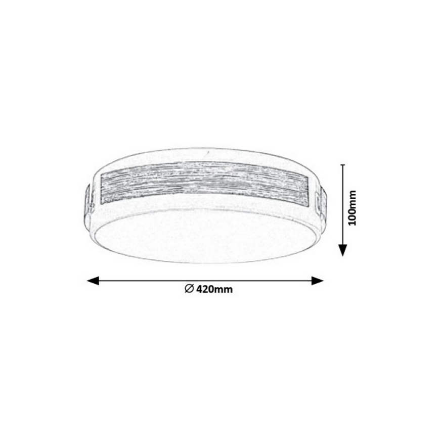 Rabalux - LED Plafon ściemnialny LED/24W/230V