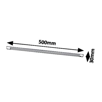 Rabalux - LED Ściemnialne kuchenne oświetlenie podszafkowe LED/8W/230V