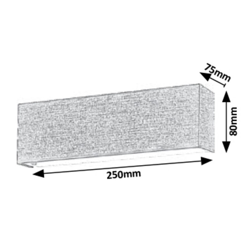 Rabalux - LED Kinkiet LED/6W/230V