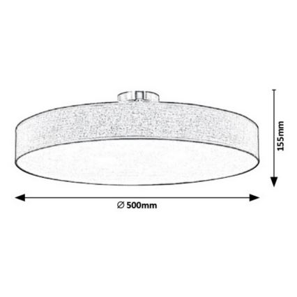 Rabalux - LED Plafon LED/36W/230V