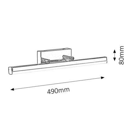 Rabalux - Oświetlenie łazienkowe LED/12W/230V IP44