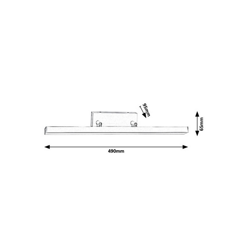 Rabalux - LED Kinkiet łazienkowy LED/12W/230V IP44