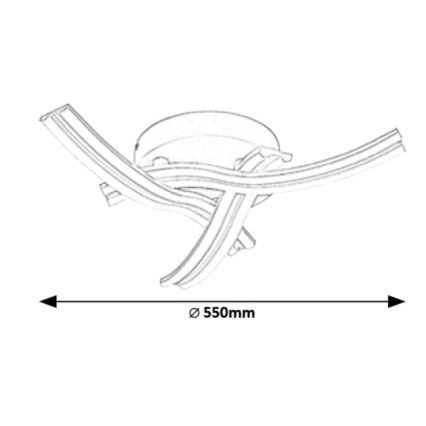 Rabalux - LED Plafon LED/40W/230V
