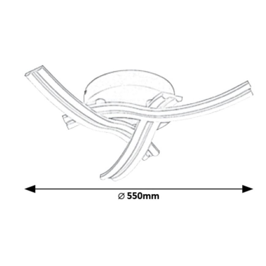 Rabalux - LED Plafon LED/40W/230V