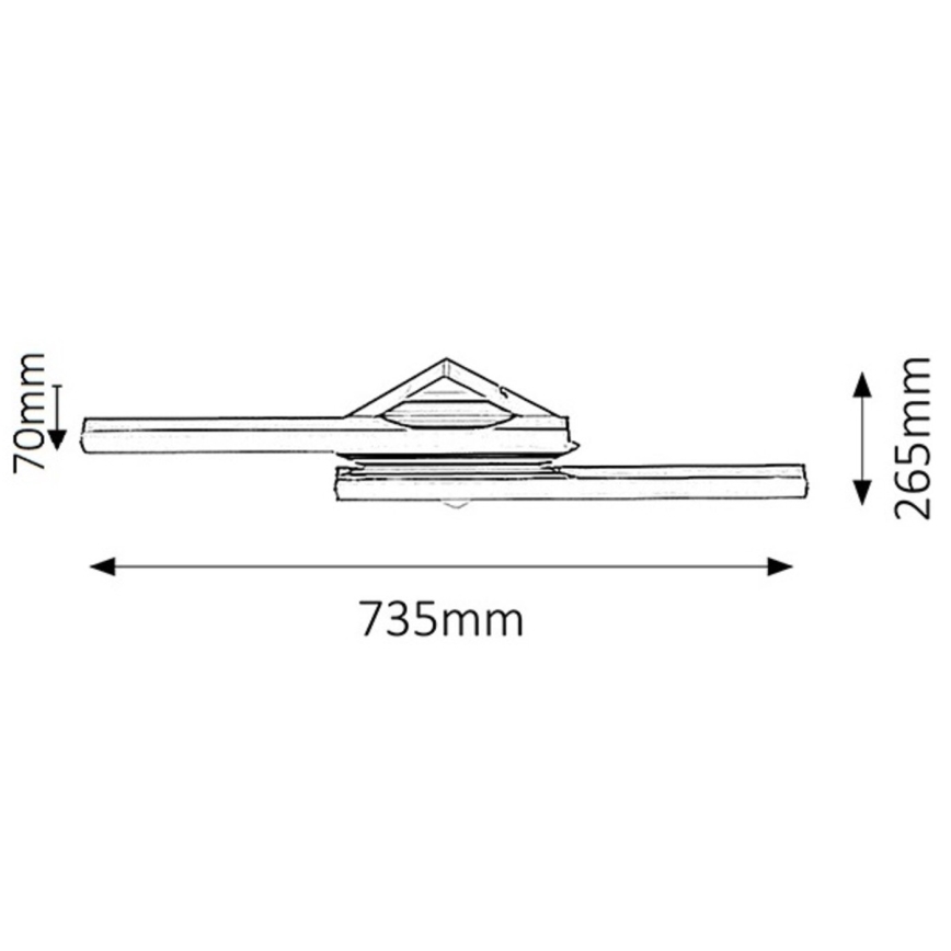 Rabalux - LED Kinkiet łazienkowy 2xLED/12W