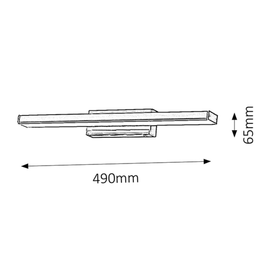 Rabalux - Kinkiet łazienkowy LED/12W/230V IP44