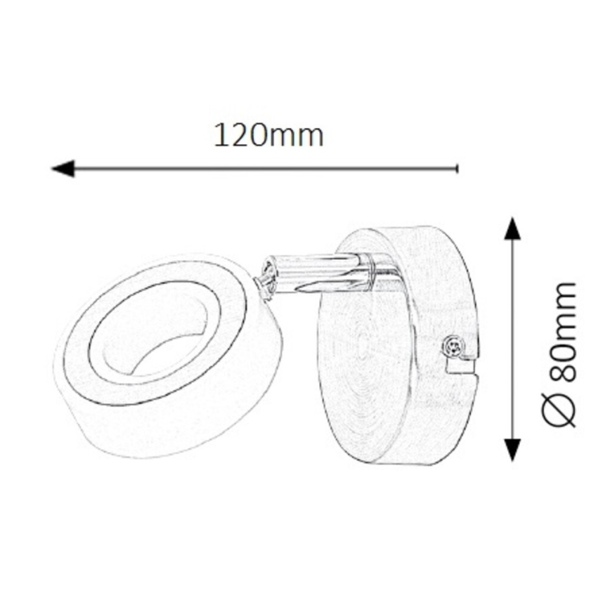 Rabalux - LED Kinkiet punktowy 1xLED/4,5W/230V
