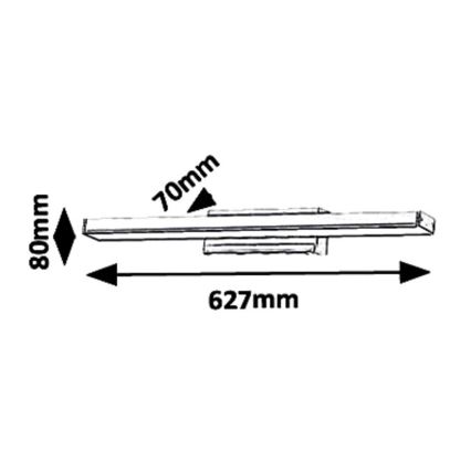 Rabalux - LED Łazienkowe oświetlenie lustra JOHN LED/18W/230V IP44