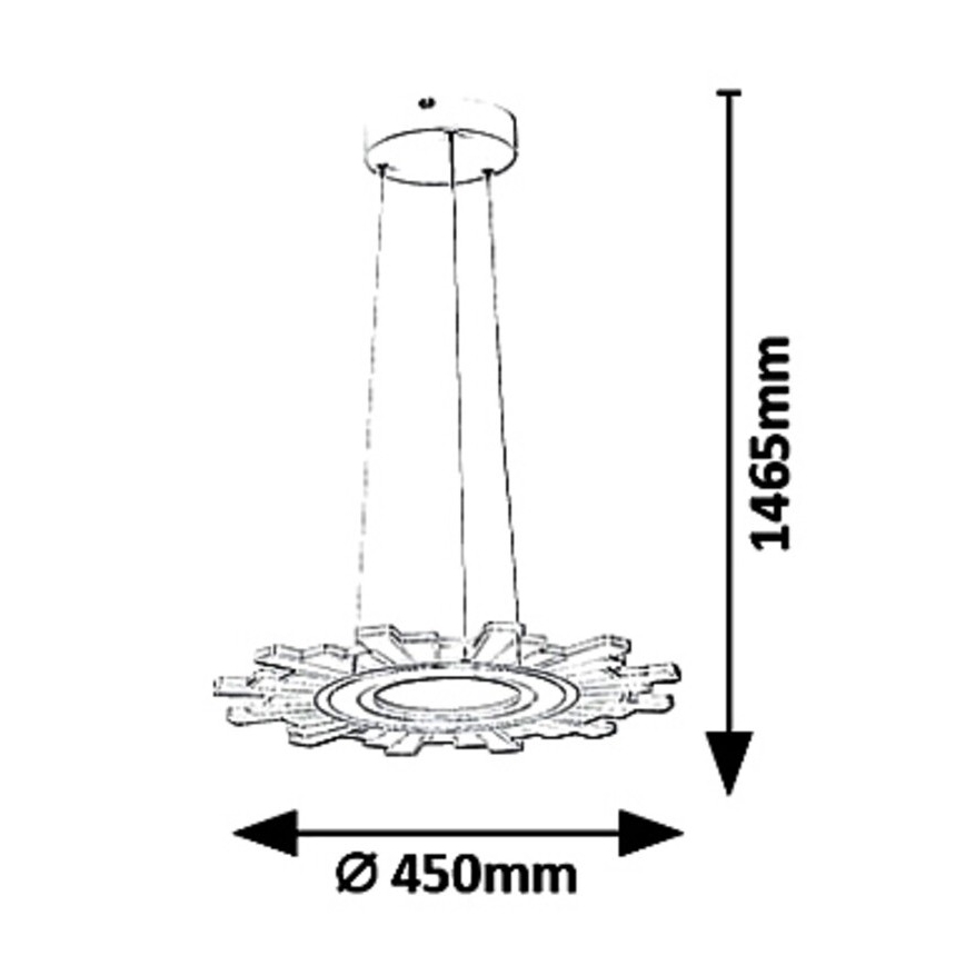 Rabalux 6210 - LED Żyrandol na lince FELICITY LED/30W/230V