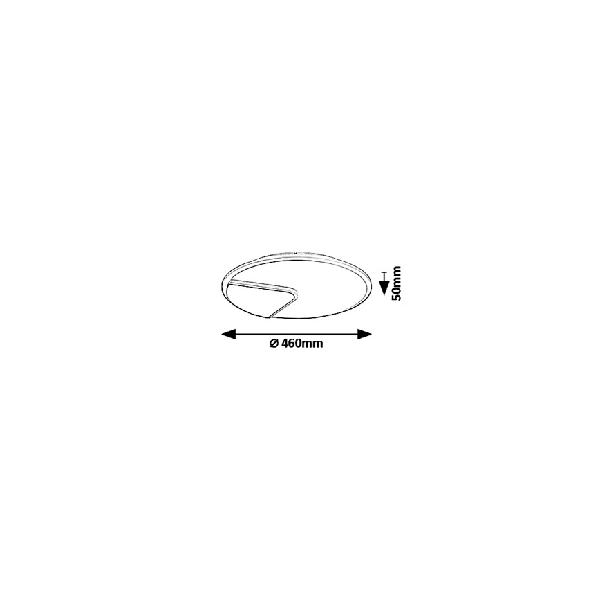 Rabalux 6329 - LED Plafon BOSWELL LED/40W/230V