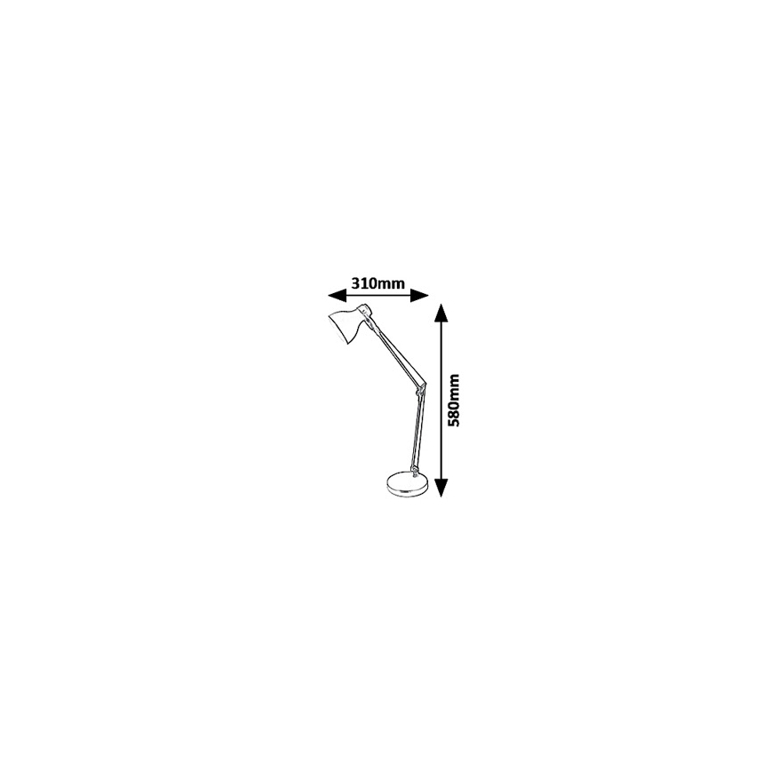Rabalux 6409 - Lampa stołowa CARTER 1xE14/11W/230V