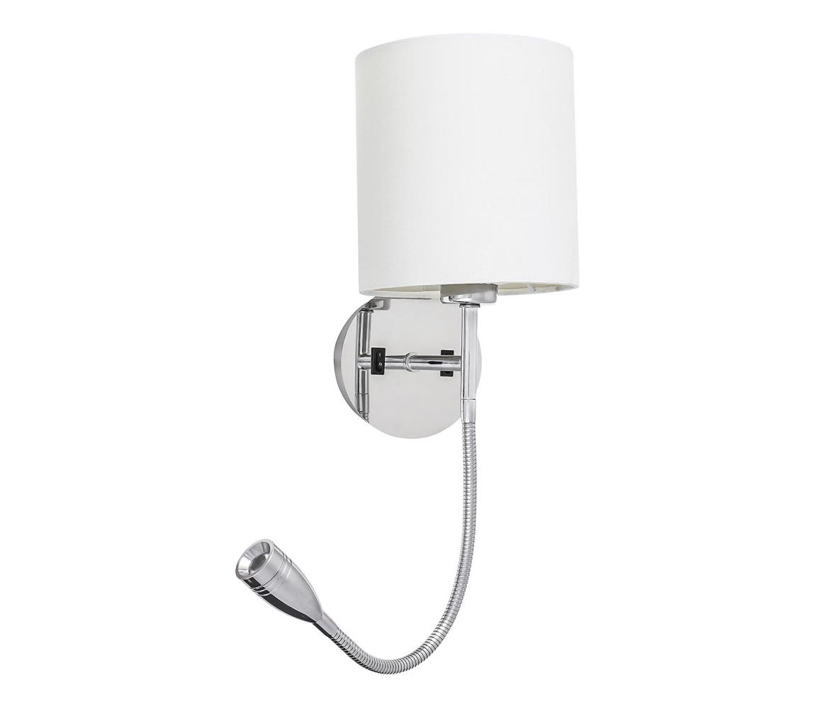 Rabalux 6529 - Kinkiet LARKIN 1xE27/40W+LED/3W