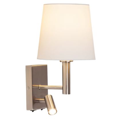 Rabalux - Lampa ścienna LED E27/40W + LED/3W
