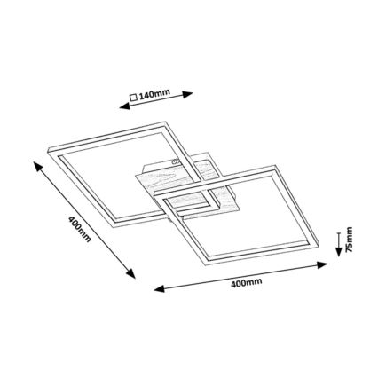 Rabalux - LED Plafon LED/24W/230V