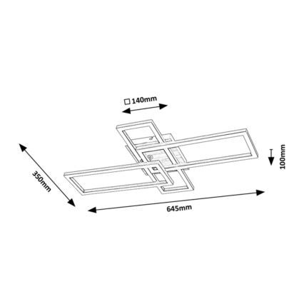 Rabalux - LED Plafon LED/24W/230V