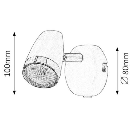 Rabalux - LED Reflektor punktowy LED/4W/230V