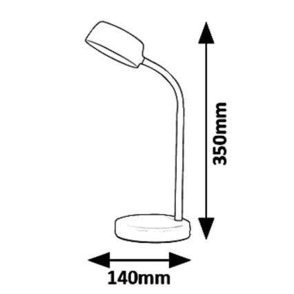 Rabalux 6778 - LED Lampa stołowa BERRY LED/4,5W/230V