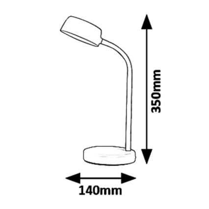 Rabalux 6779 - LED Lampa stołowa BERRY LED/4,5W/230V