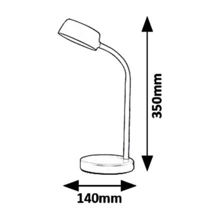 Rabalux - LED Lampa stołowa LED/4,5W/230V