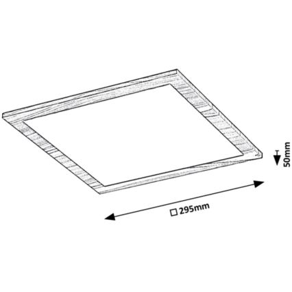 Rabalux - LED Panel natynkowy LED/12W/230V 4000K