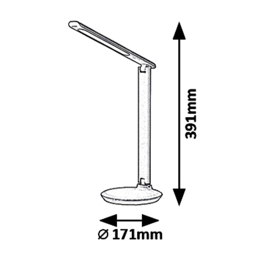 Rabalux 6979 - LED Ściemnialna lampa stołowa OSIAS LED/9W/230V