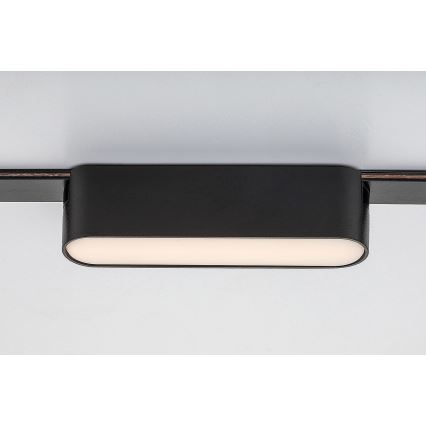 Rabalux - LED Plafon do 1-fazowego systemu szynowego LED/6W/230V 3000K 11,5 cm czarny