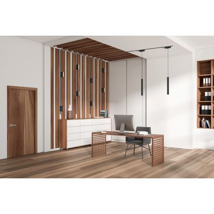 Rabalux - LED Plafon do 1-fazowego systemu szynowego LED/6W/230V 3000K 11,5 cm czarny