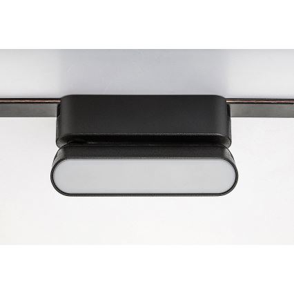 Rabalux - LED Plafon do 1-fazowego systemu szynowego LED/6W/230V 3000K 11,5 cm czarny