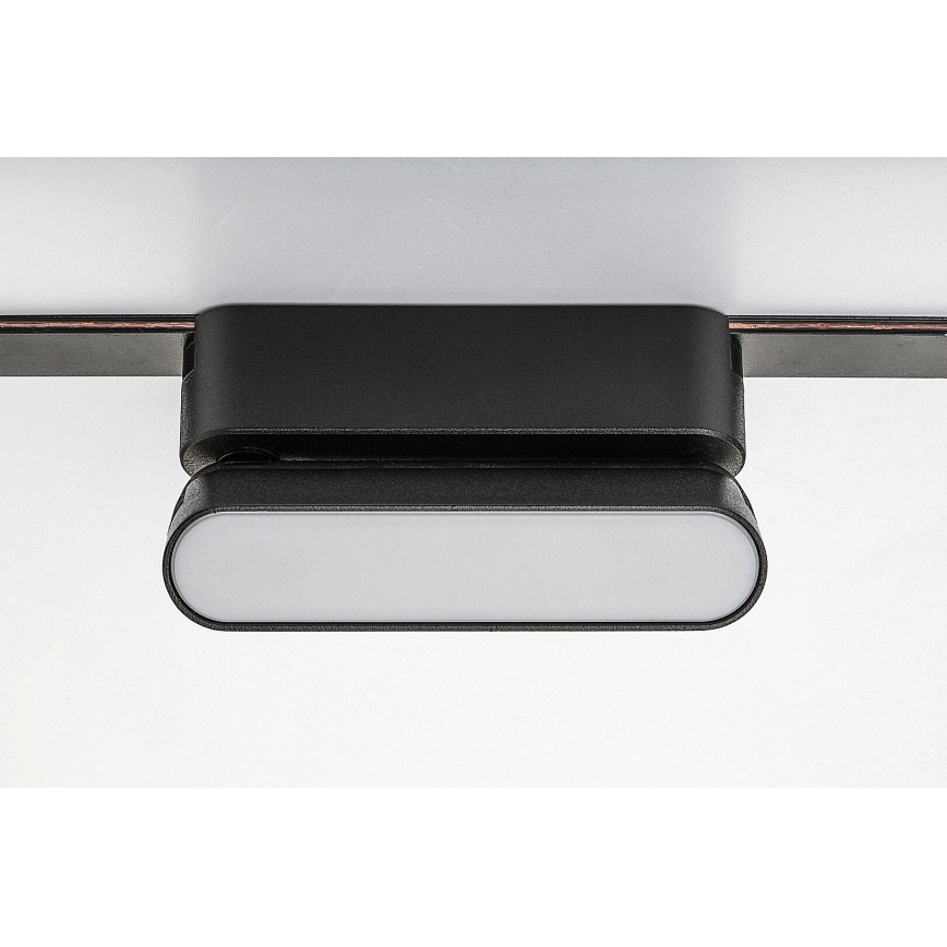 Rabalux - LED Plafon do 1-fazowego systemu szynowego LED/6W/230V 3000K 11,5 cm czarny