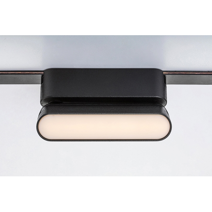 Rabalux - LED Plafon do 1-fazowego systemu szynowego LED/6W/230V 3000K 11,5 cm czarny
