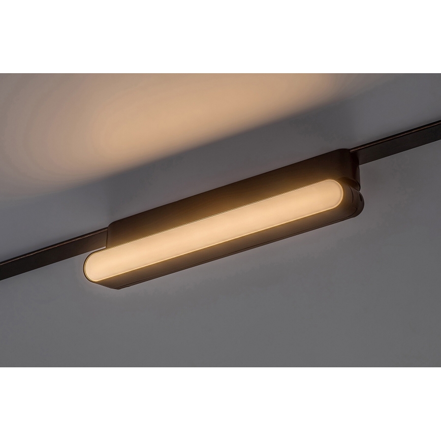 Rabalux - LED Plafon do 1-fazowego systemu szynowego LED/12W/230V 3000K 22 cm czarny