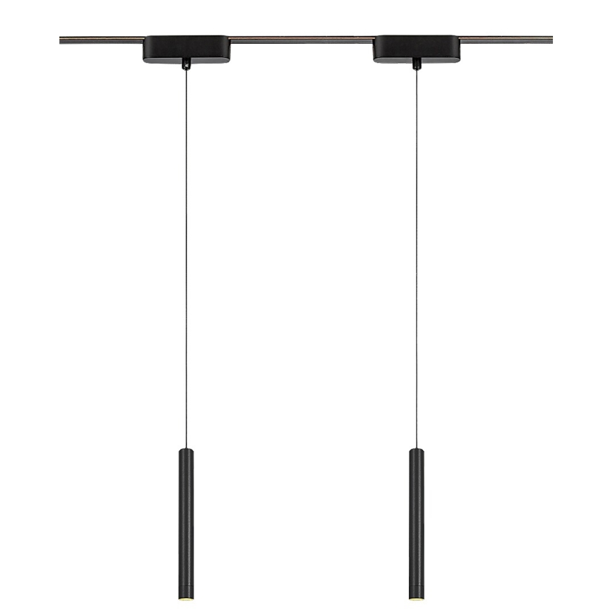 Rabalux - LED Żyrandol na lince do 1-fazowego systemu szynowego LED/5W/230V 3000K czarny