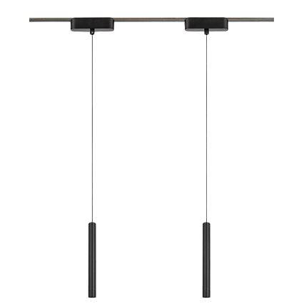 Rabalux - LED Żyrandol na lince do 1-fazowego systemu szynowego LED/5W/230V 3000K czarny