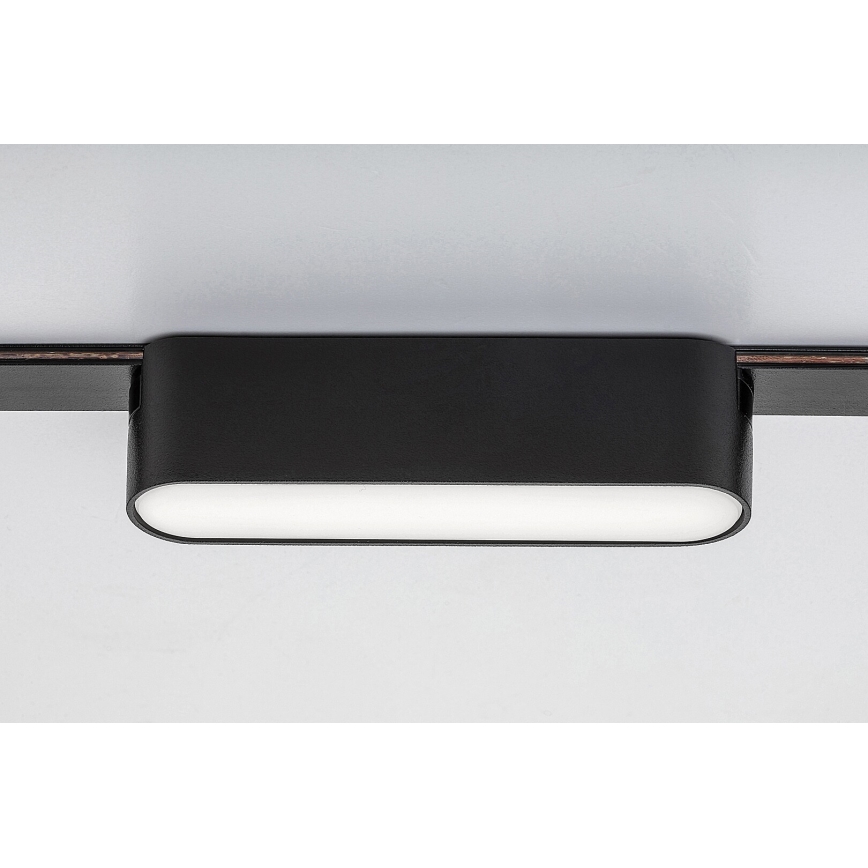 Rabalux - LED Plafon do 1-fazowego systemu szynowego LED/6W/230V 3000K 11,5 cm czarny
