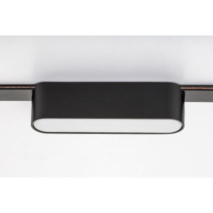 Rabalux - LED Plafon do 1-fazowego systemu szynowego LED/6W/230V 3000K 11,5 cm czarny