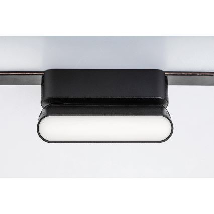 Rabalux - LED Plafon do 1-fazowego systemu szynowego LED/6W/230V 4000K 11,5 cm czarny
