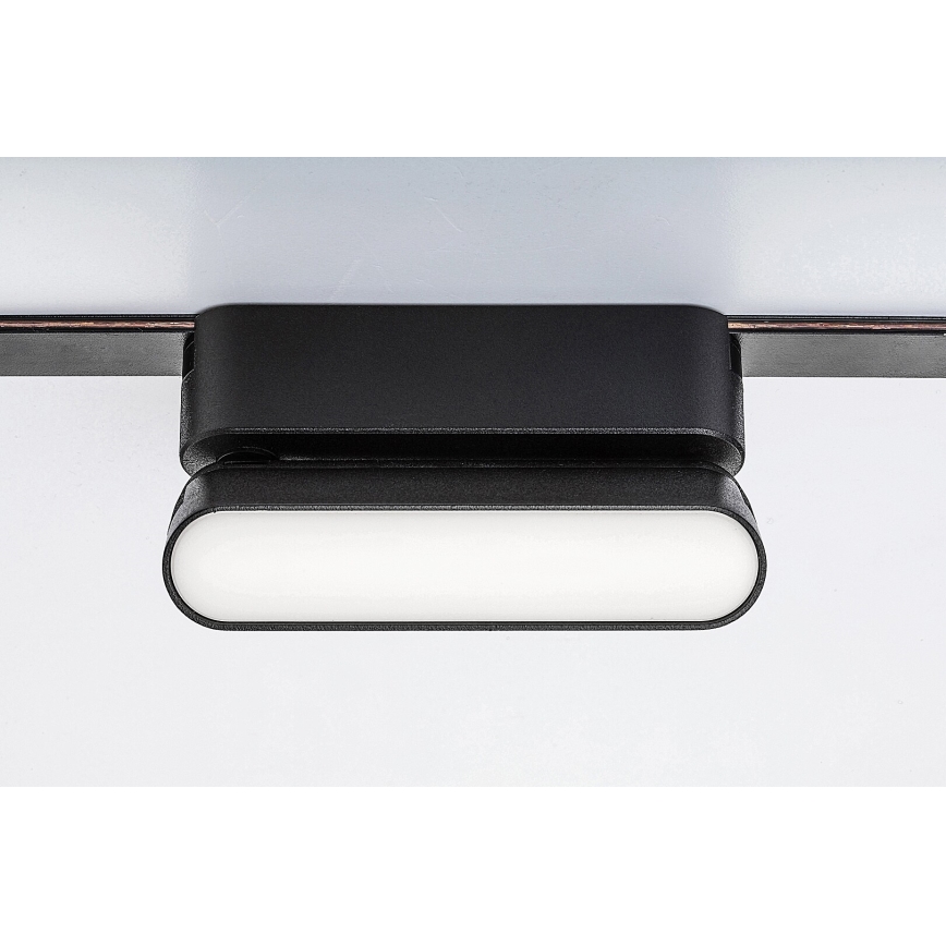 Rabalux - LED Plafon do 1-fazowego systemu szynowego LED/6W/230V 4000K 11,5 cm czarny