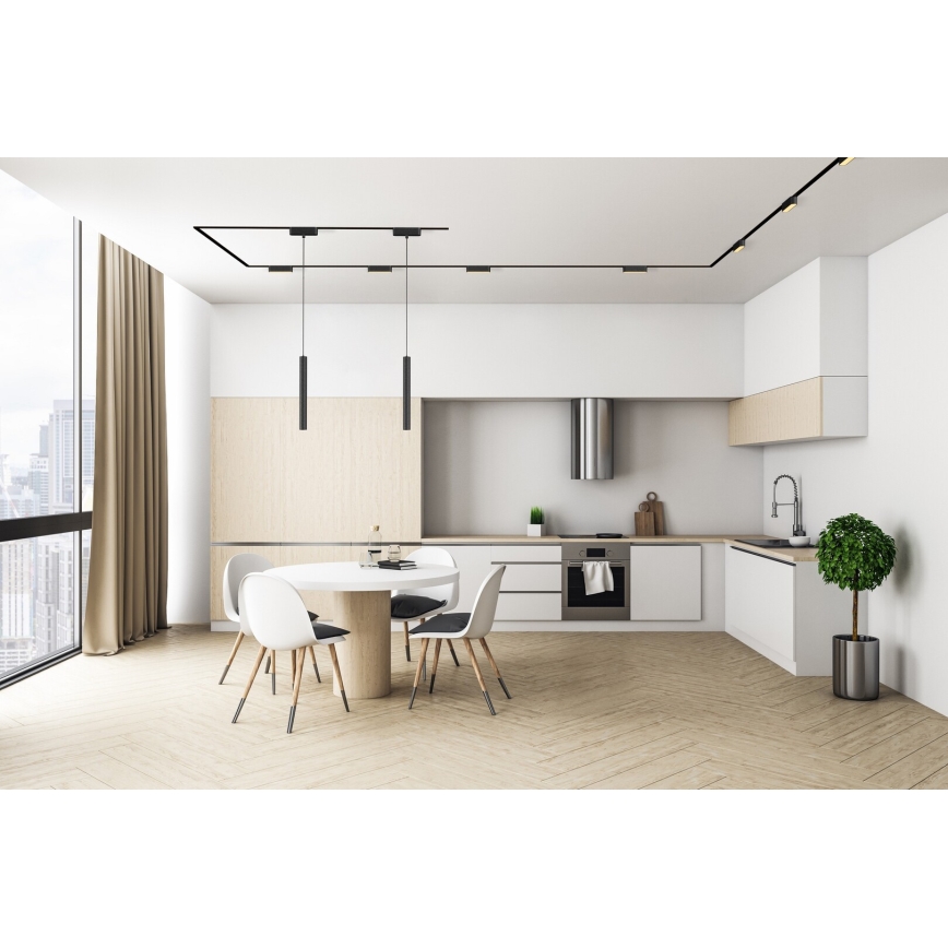 Rabalux - LED Plafon ściemnialny do 1-fazowego systemu szynowego LED/12W/24V 2700-5500K Wi-Fi Tuya 22 cm czarny